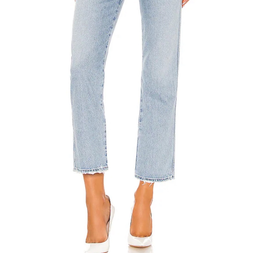 Agolde pinch waist kick flare in riptide